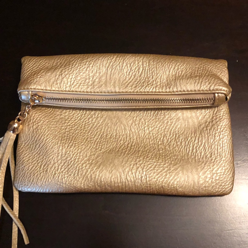 Metallic Gold Clutch